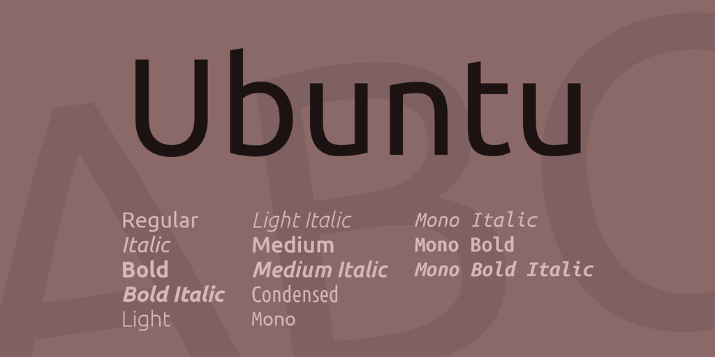 Font Ubuntu