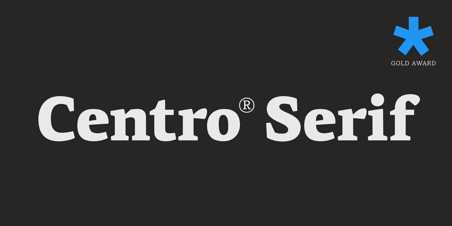 Font PF Centro Serif Pro