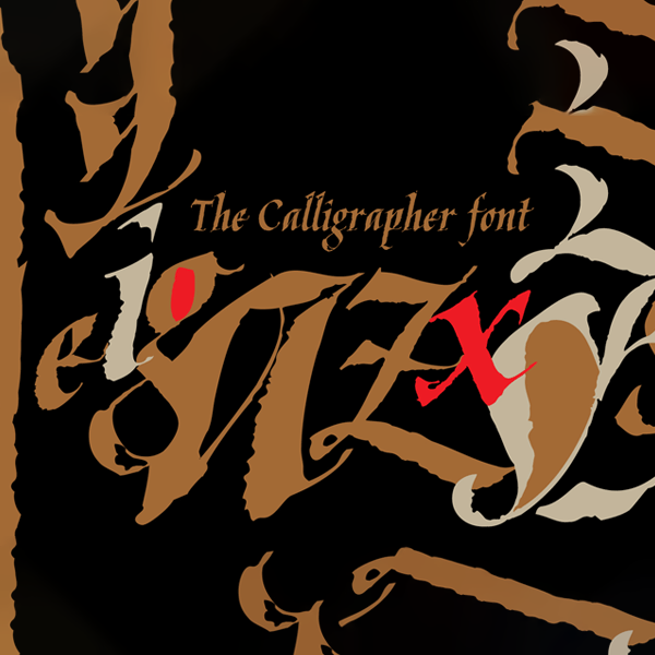Font Kaligrafica, Kaligraf