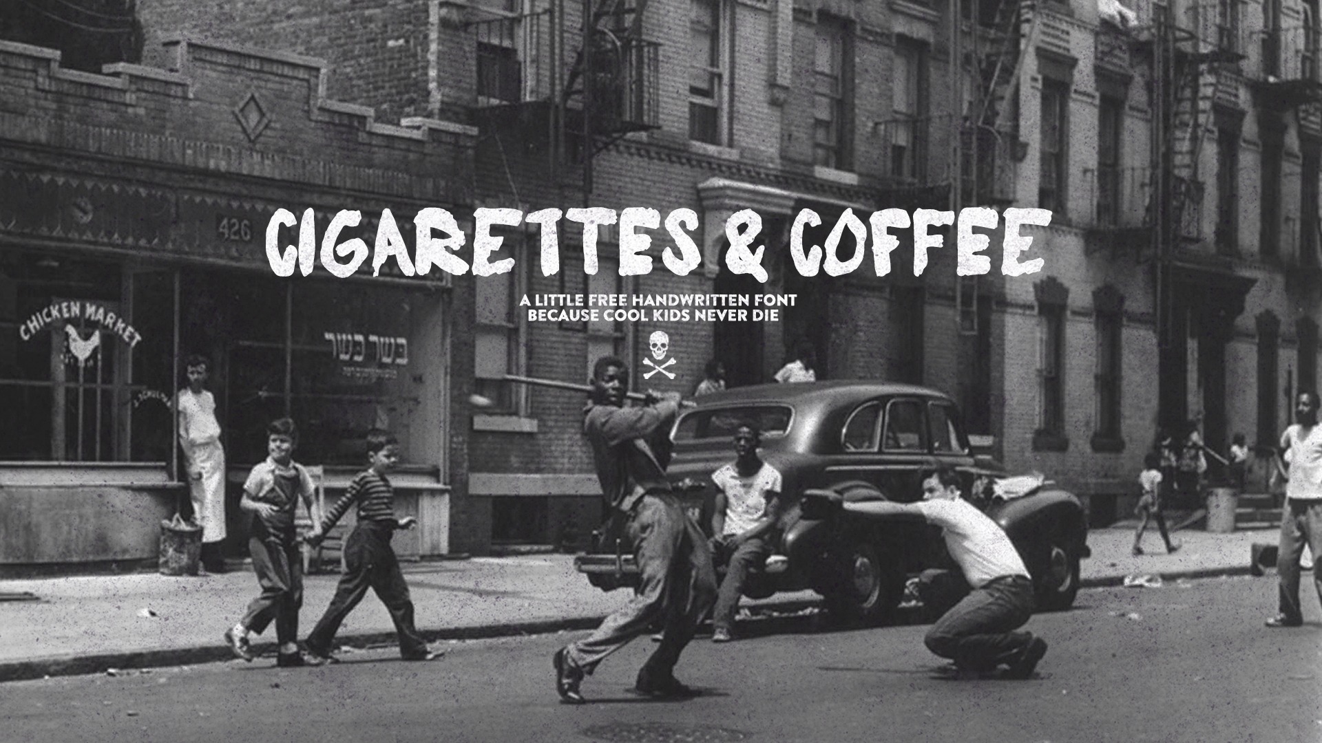 Font Cigarettes and Coffee
