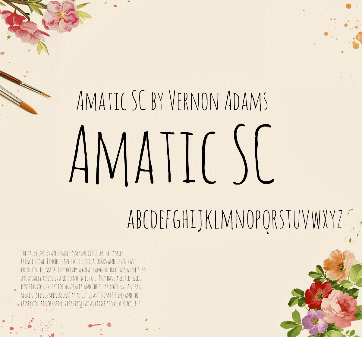 Font Amatic SC