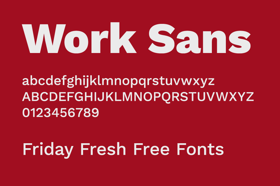 Font Work Sans