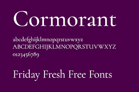 Font Cormorant