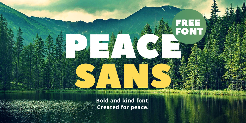 Font Peace Sans