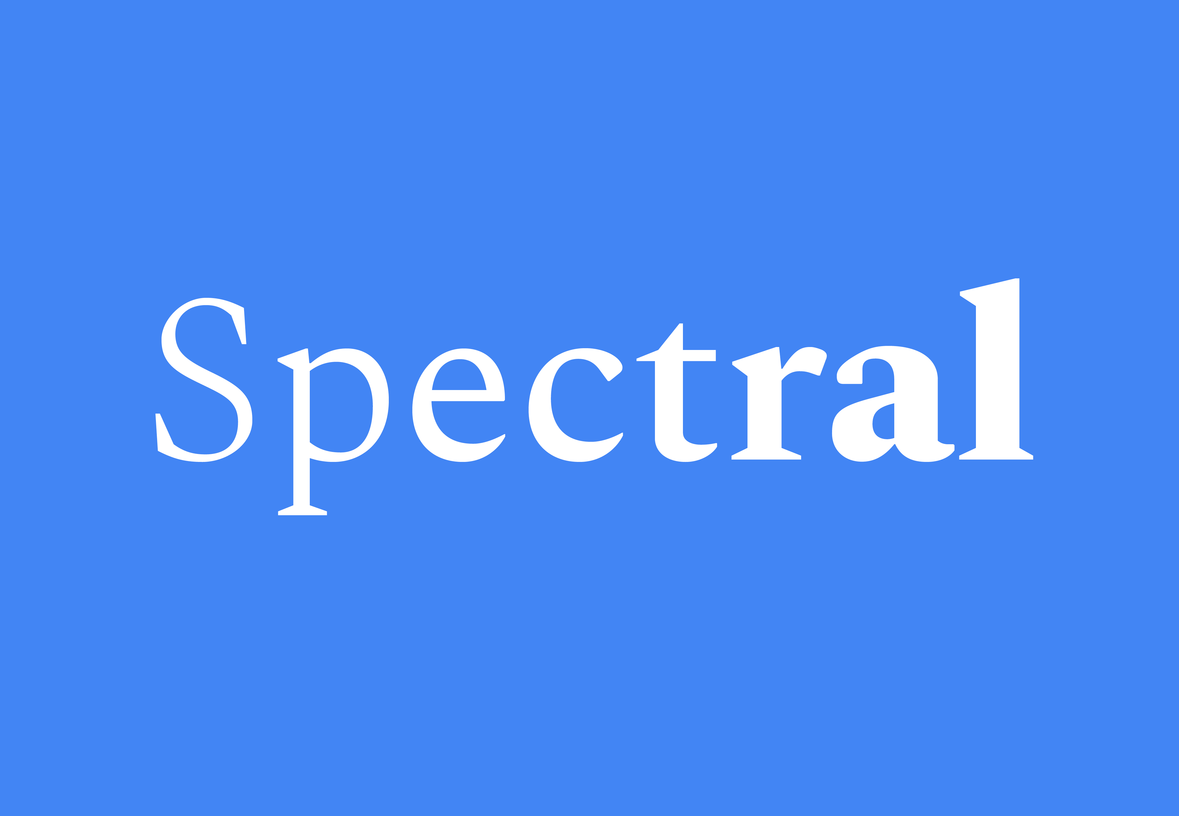 Font Spectral