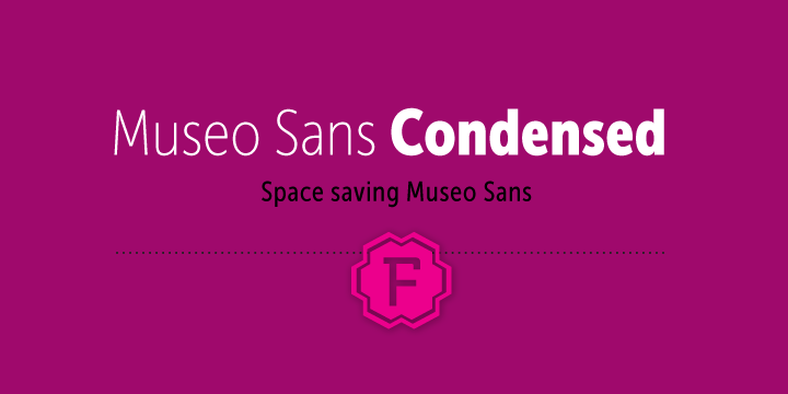 Font Museo Sans Condensed 