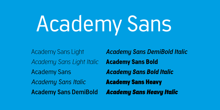 Font Academy Sans