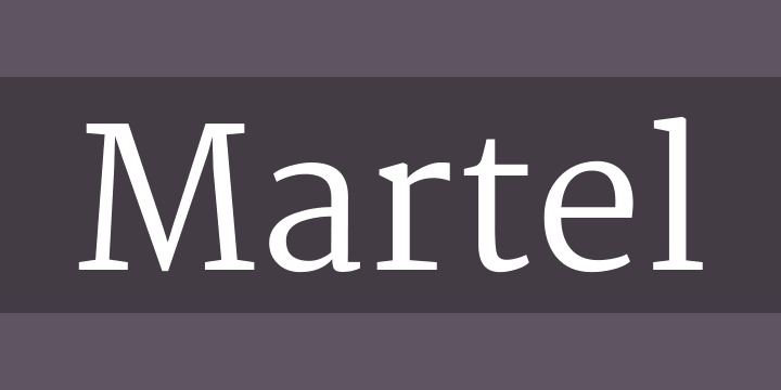 Font Martel