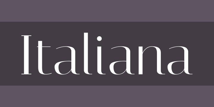 Font Italiana