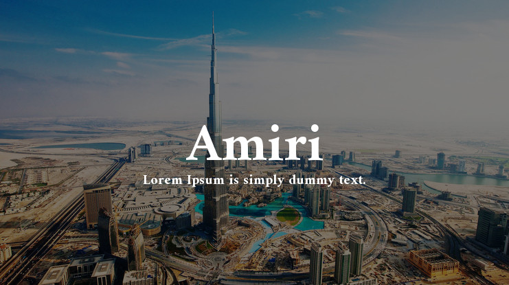 Font Amiri