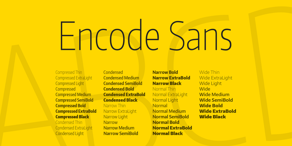 Font Encode Sans Expanded