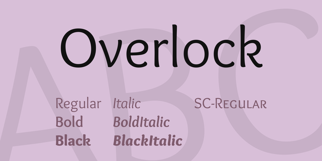 Font Overlock