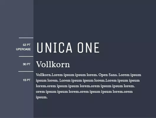 Font Unica One