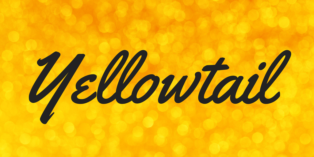 Font Yellowtail