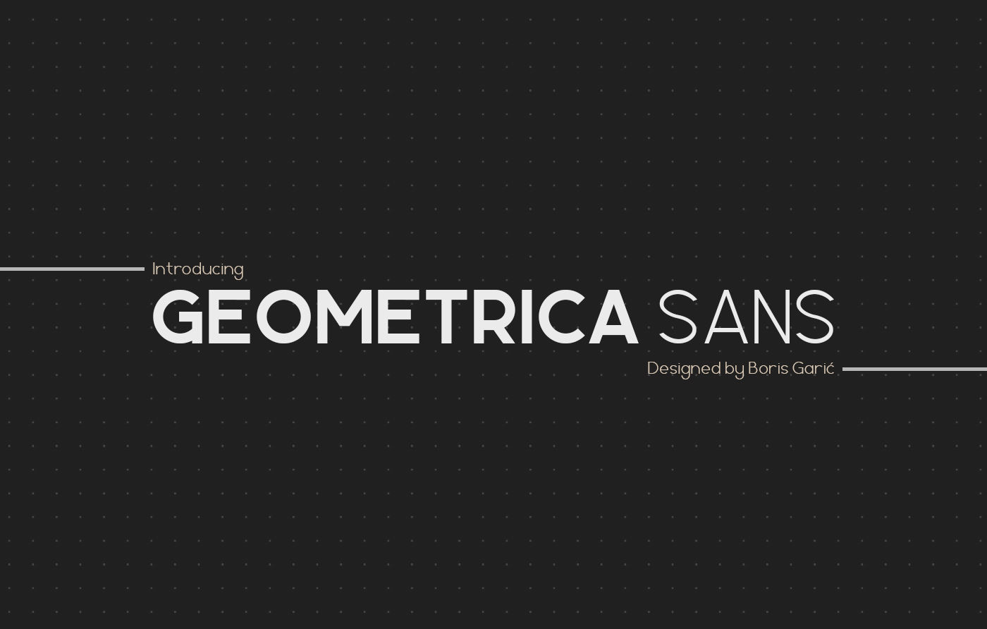 Font Geometrica Sans