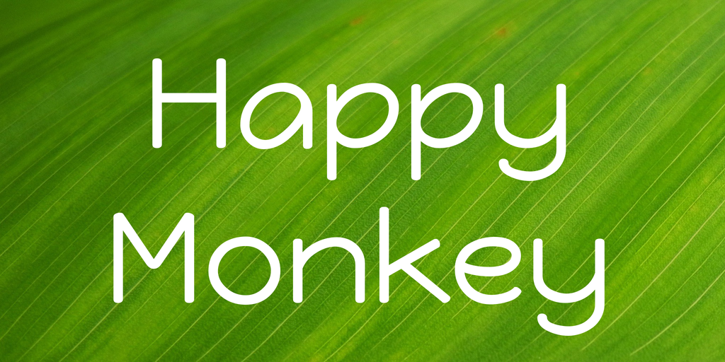 Font Happy Monkey