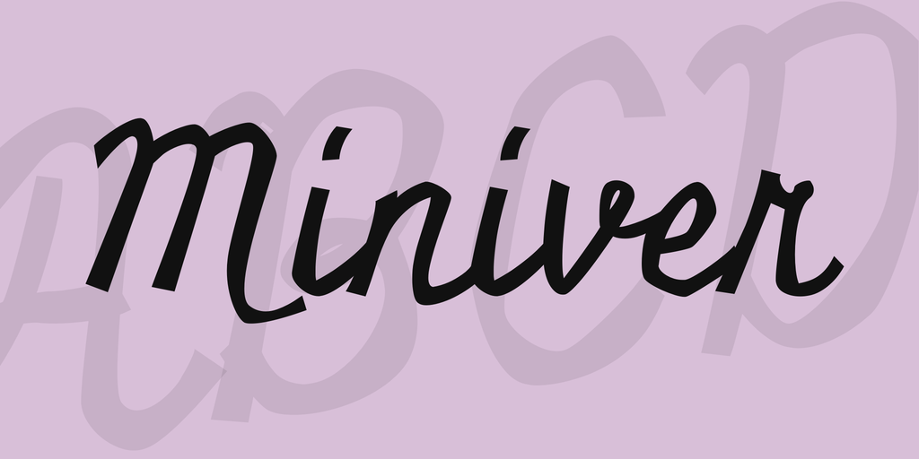 Font Miniver