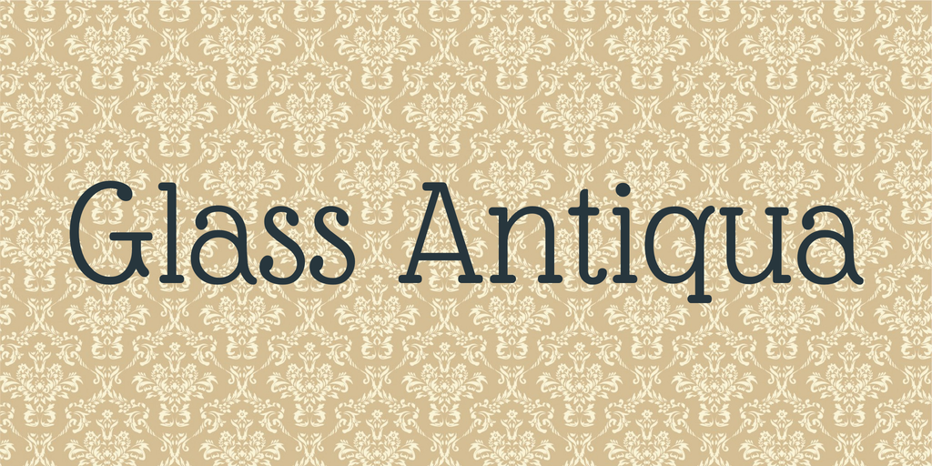 Font Glass Antiqua