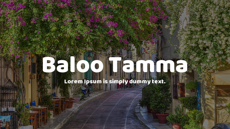 Font Baloo Tamma