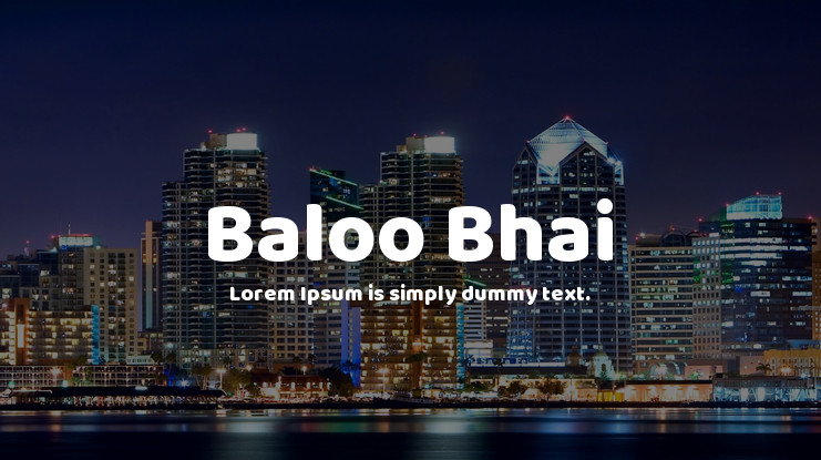 Font Baloo Bhai