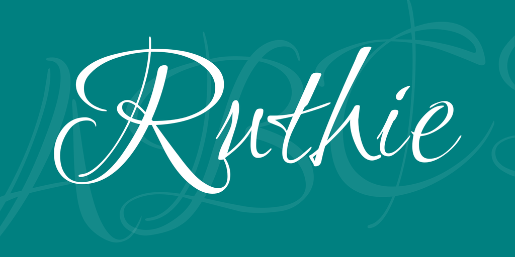 Font Ruthie