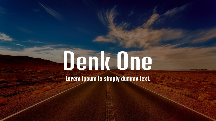 Font Denk One