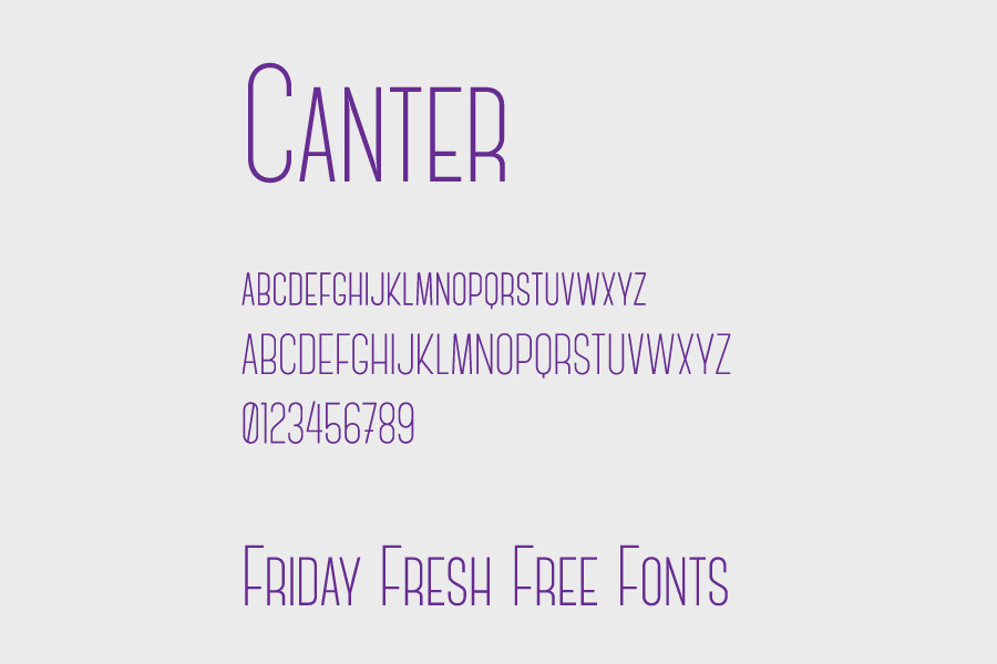 Font Canter