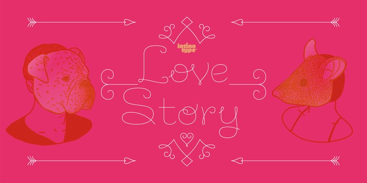 Font Love Story