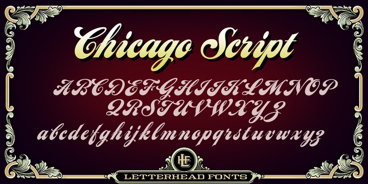 LHF Chicago Script