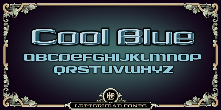 Font LHF Cool Blue