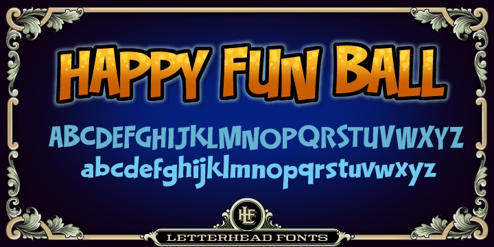 Font LHF Happy Fun Ball
