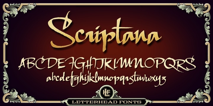 Font LHF Scriptana