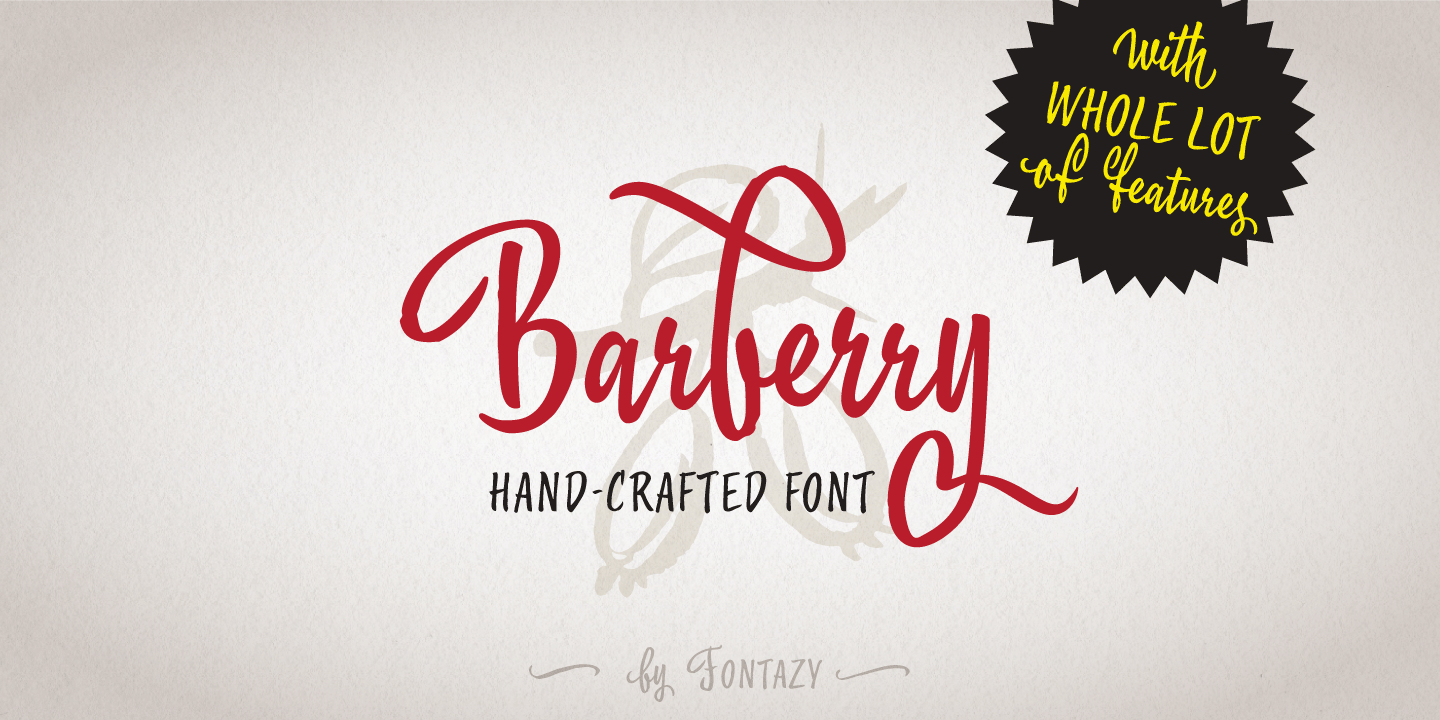 Font Barberry
