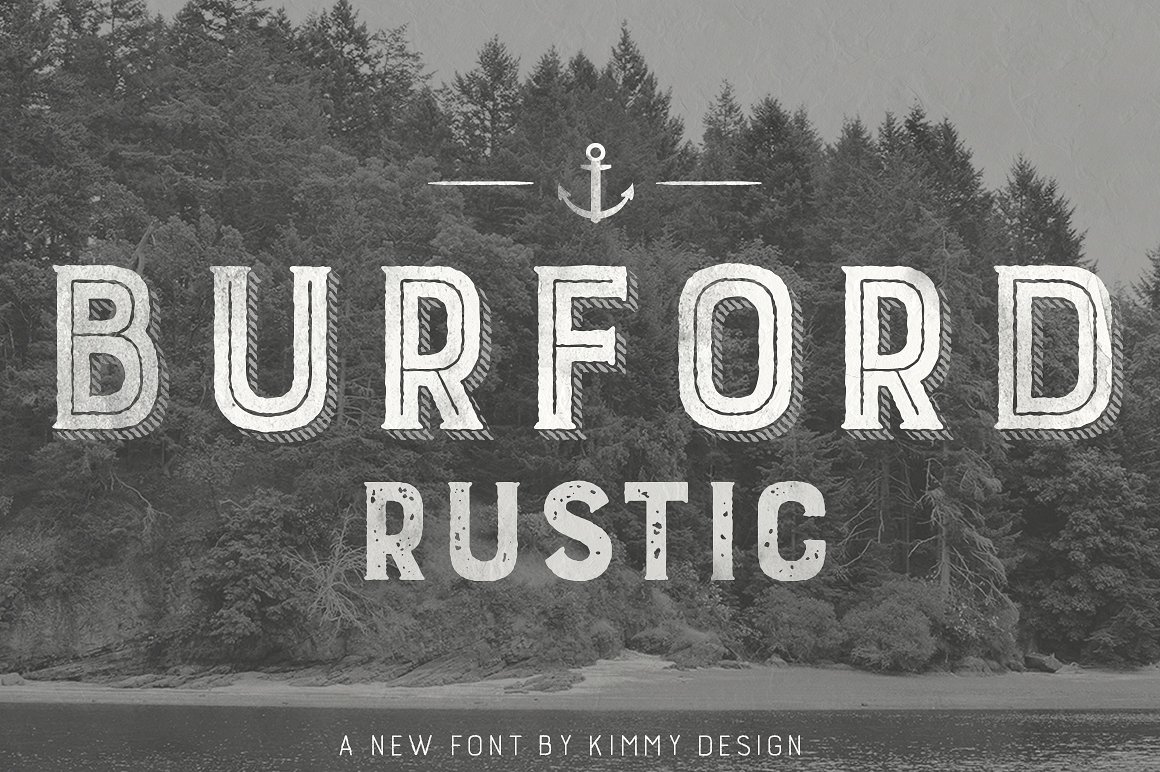 Font Burford Rustic