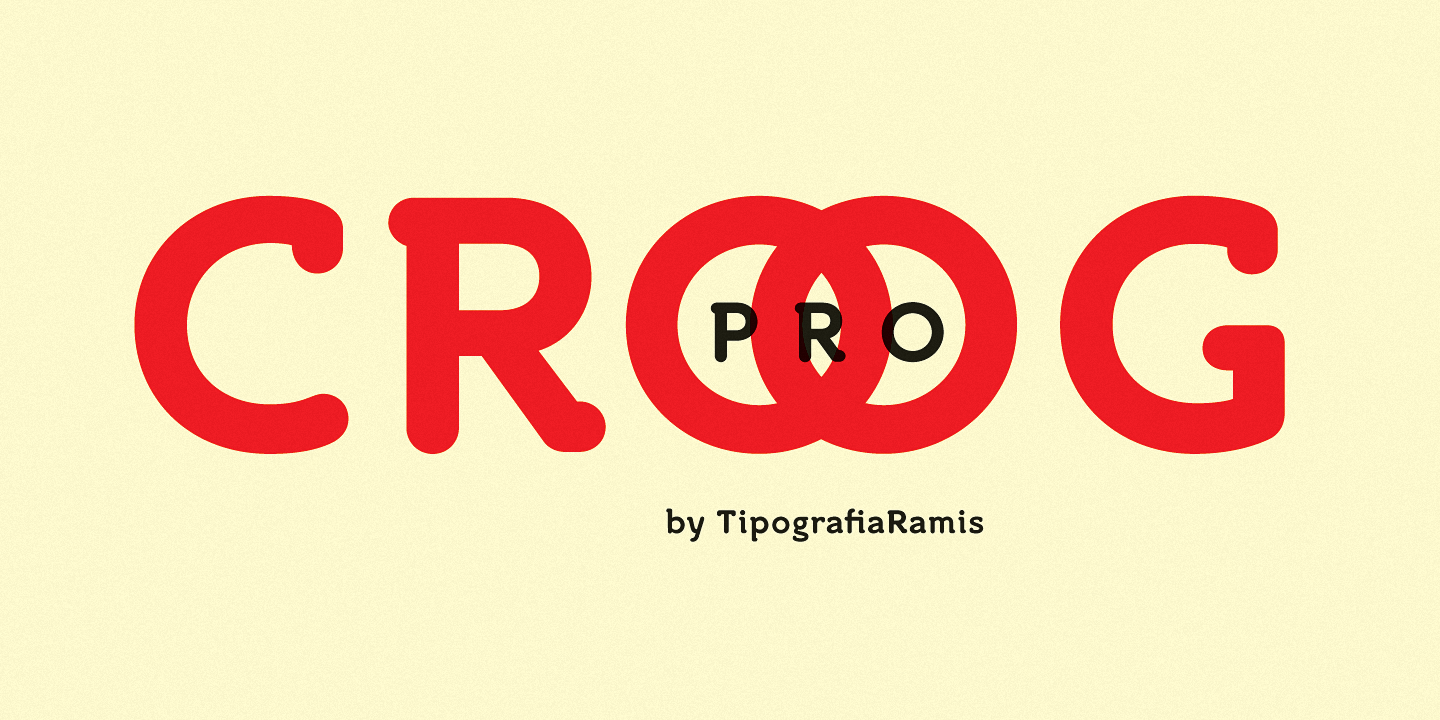 Font Croog Pro