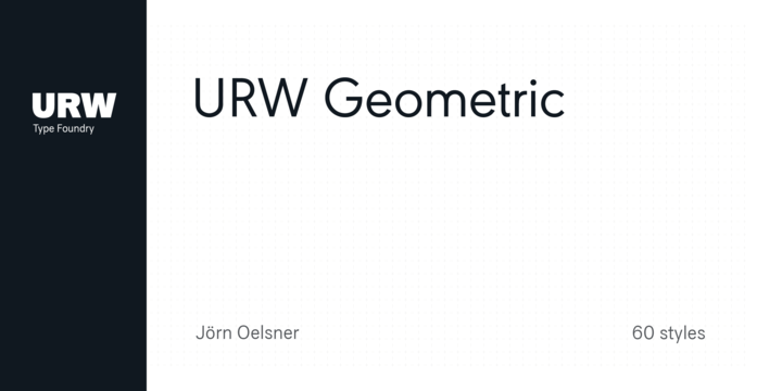 Font URW Geometric