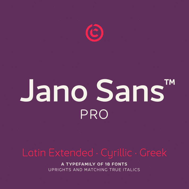 Font Jano Sans Pro