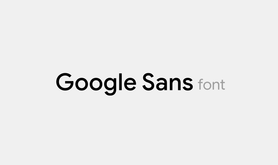Font Google Sans