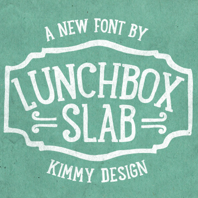 Font LunchBox Slab
