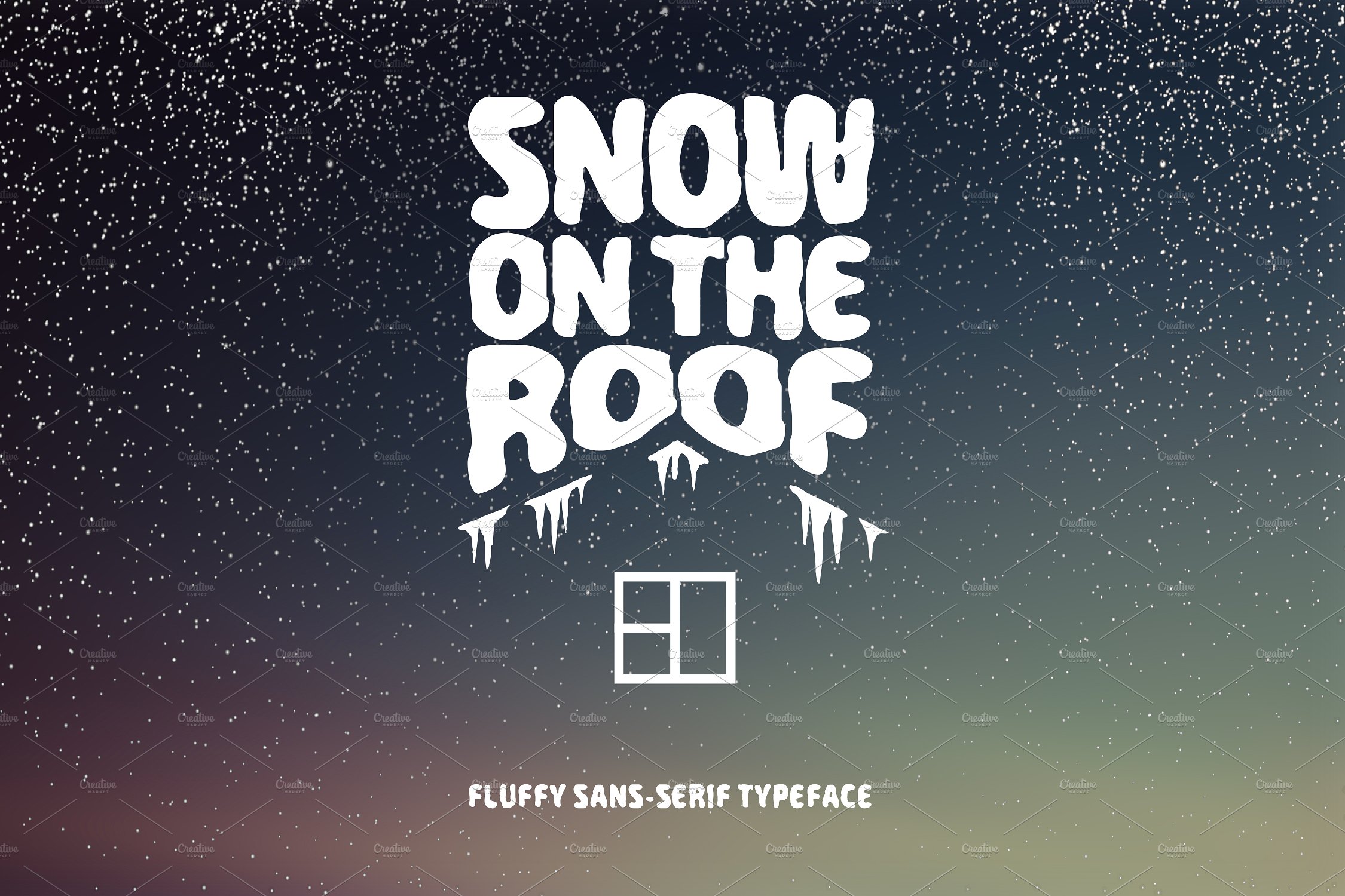 Font Snow On The Roof
