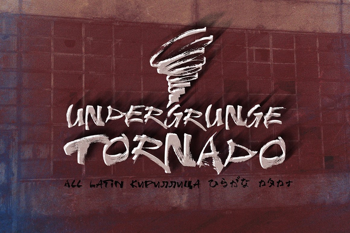 Font Undergrunge Tornado