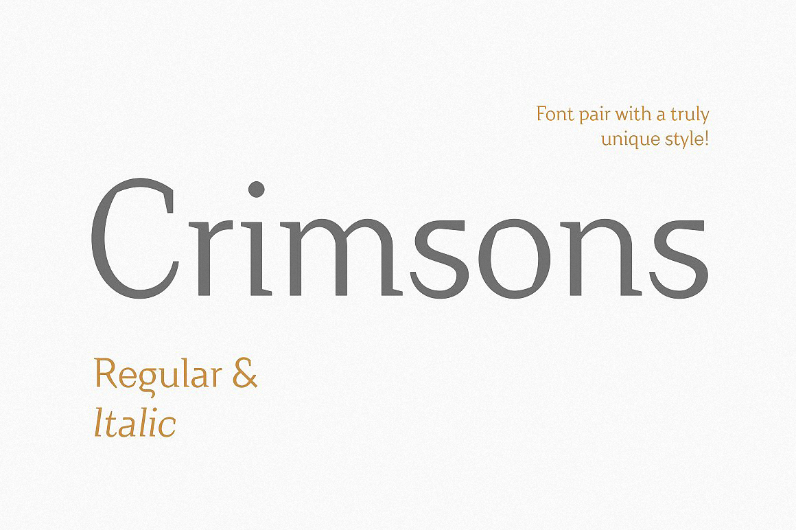 Font Crimsons