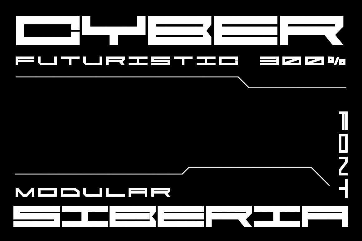 Font Cyber Siberia