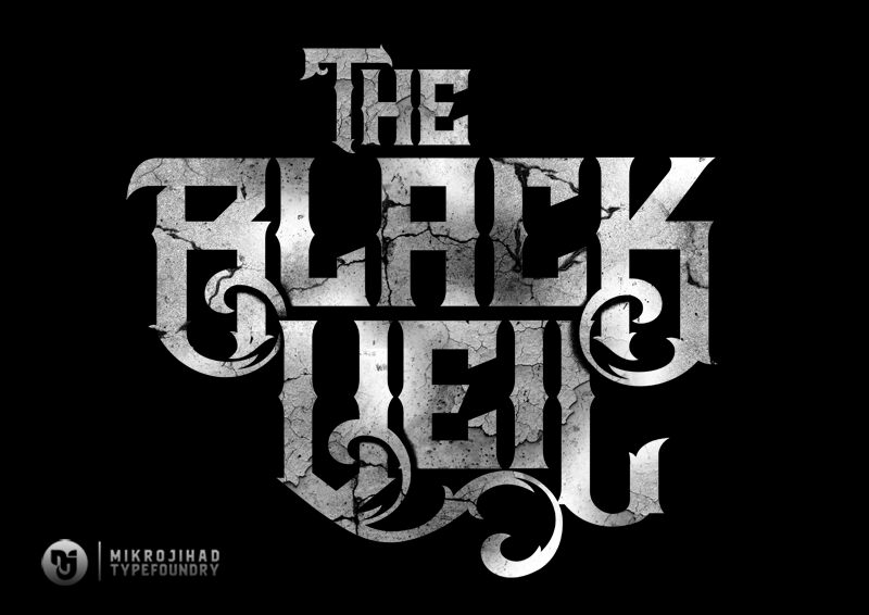 Font The Black Veil