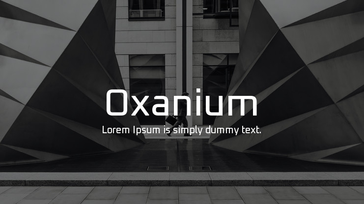 Font Oxanium