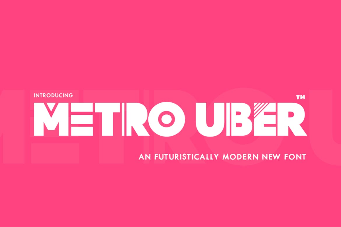 Font Metro Uber