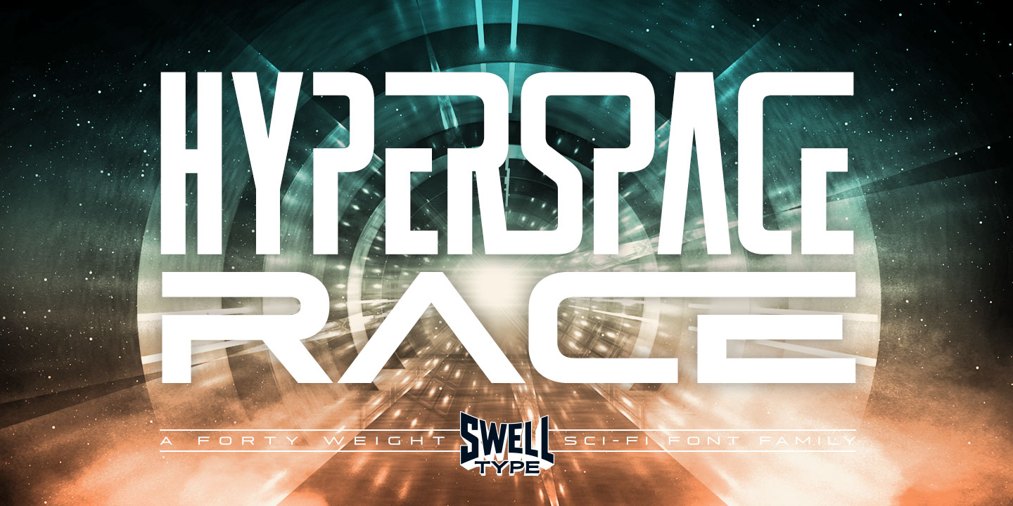 Font Hyperspace Race