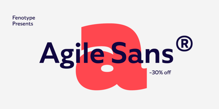 Font Agile Sans