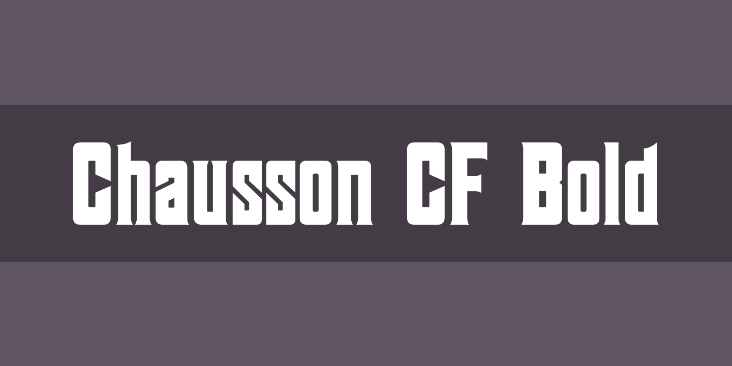 Font Chausson CF