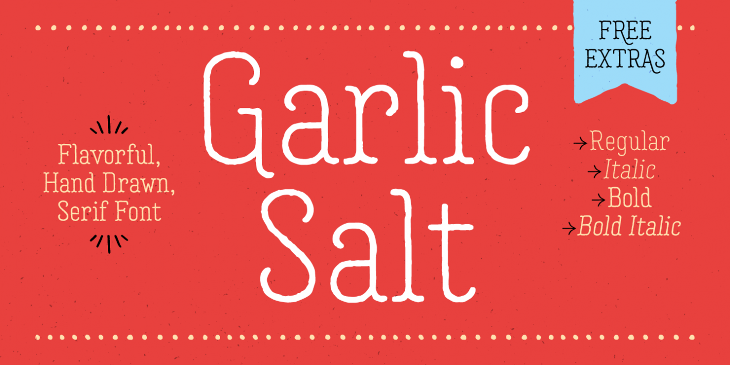 Font Garlic Salt